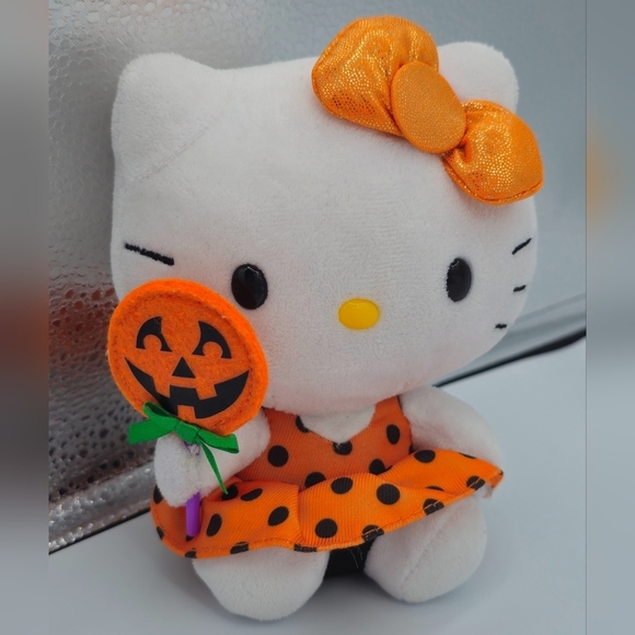 Ty Hello Kitty Halloween Lollipop Plush - Picture 2 of 7